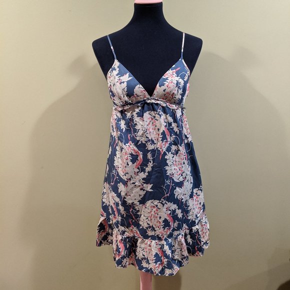 Silk Floral Dress - Picture 1 of 8